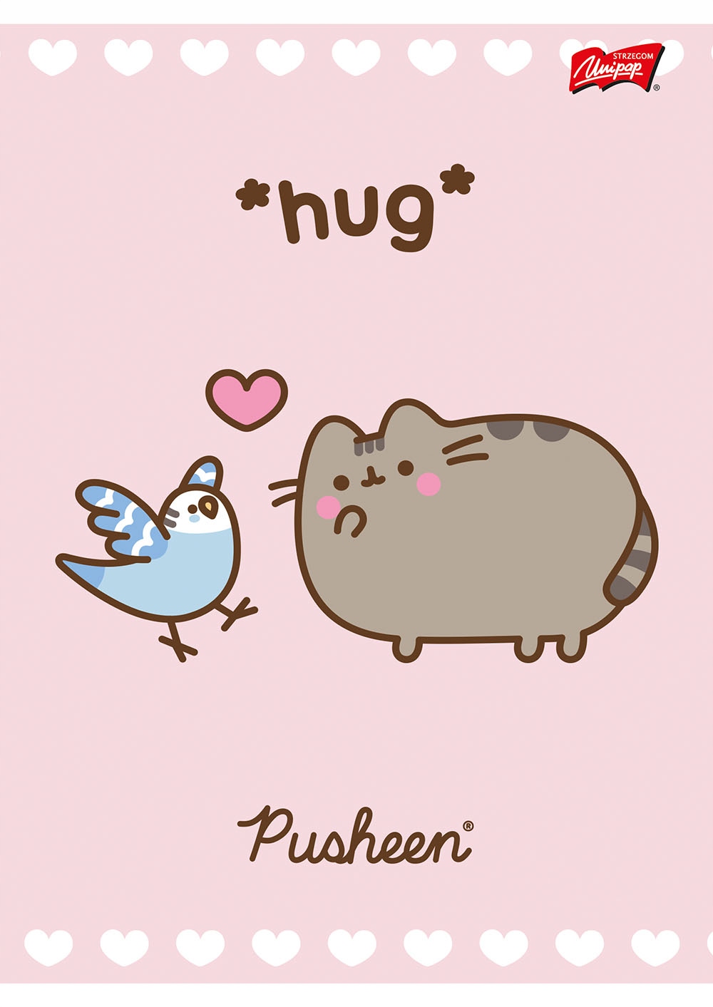 Sešit A5 kočička Pusheen 4 druhy linkovaný