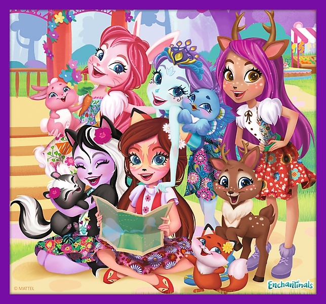 PUZZLE ENCHANTIMALS 10 v 1