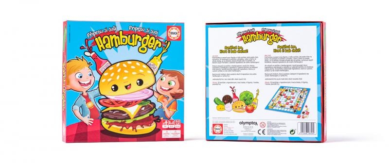 EDUCA PAMĚŤOVÁ HRA PŘIPRAV SI SVŮJ HAMBURGER