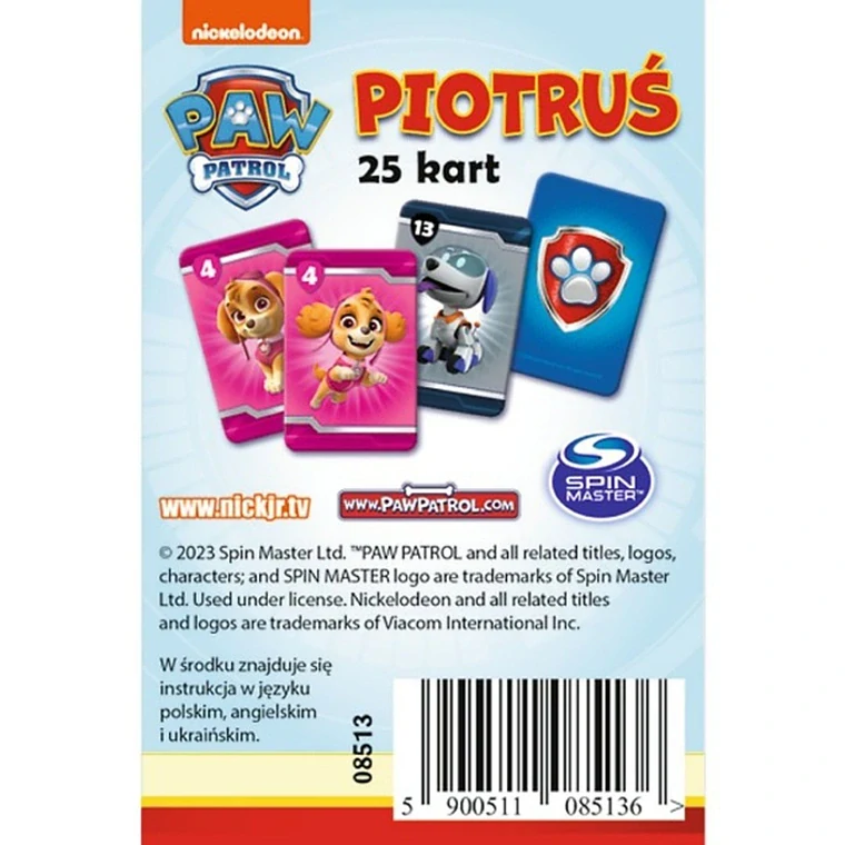 Hrací karty Černý Petr Paw Patrol