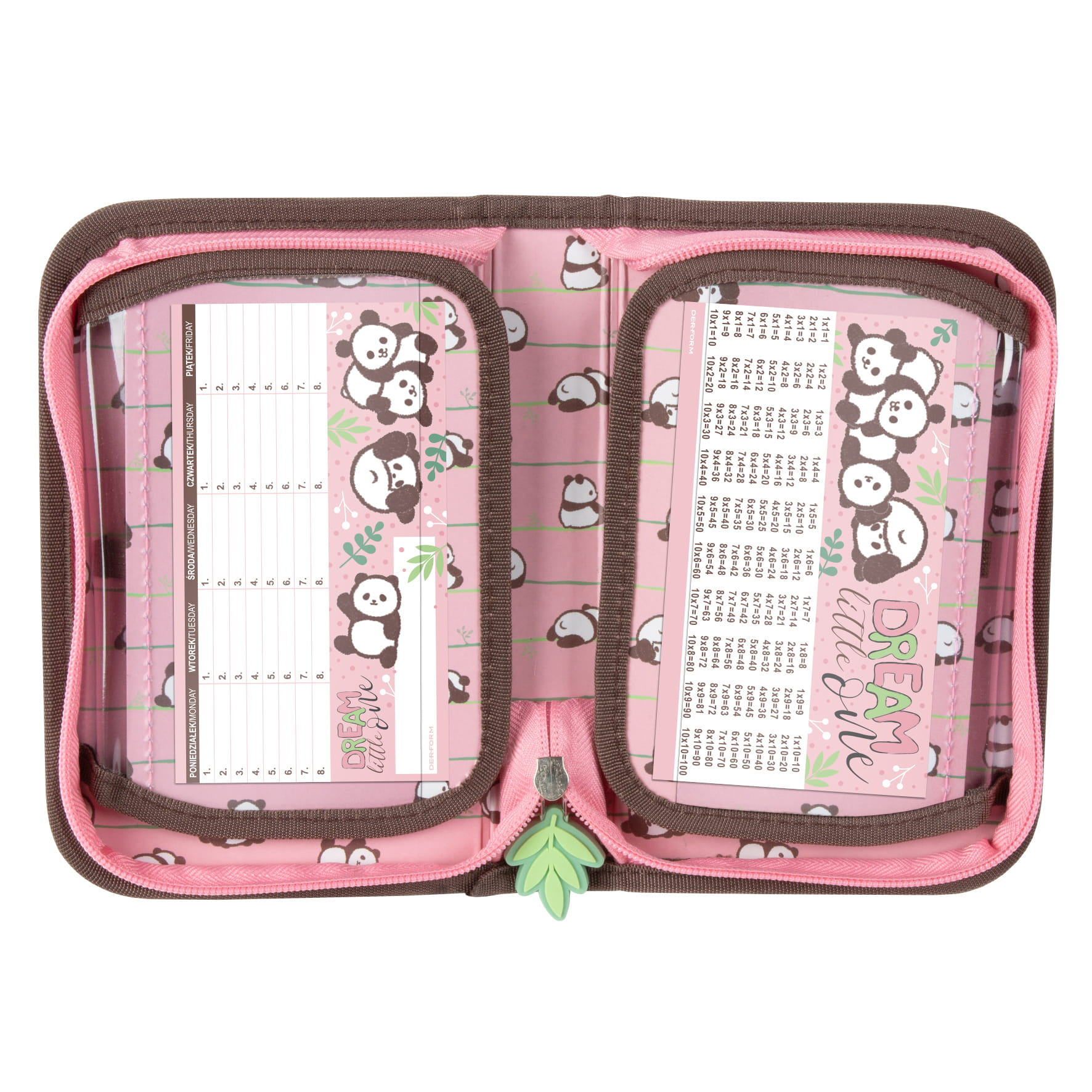 Zvýhodněná školní sada s batohem panda 9ks