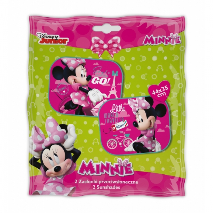 ZVÝHODNĚNÁ AUTOSADA - OCHRANA SEDADLA + STÍNÍTKA DISNEY MINNIE MOUSE