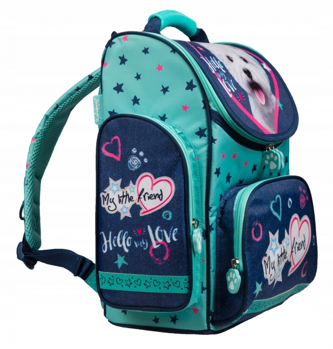 ŠKOLNÍ ERGONOMICKÝ BATOH - AKTOVKA MY LITTLE FRIEND PEJSEK