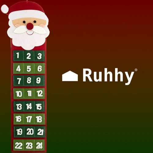 Ruhhy závěsný adventní kalendář 67,5 cm