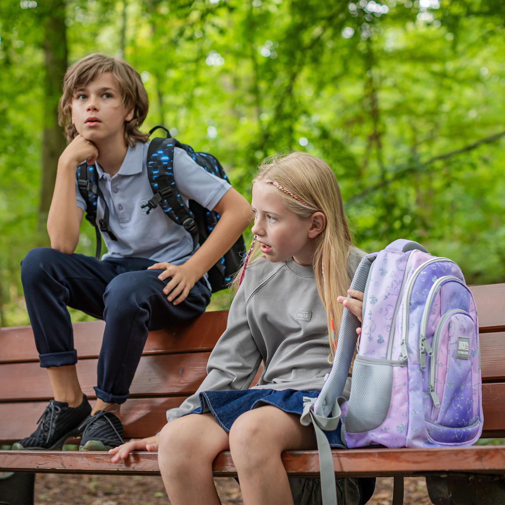 Backup školní, studenstký batoh srdce