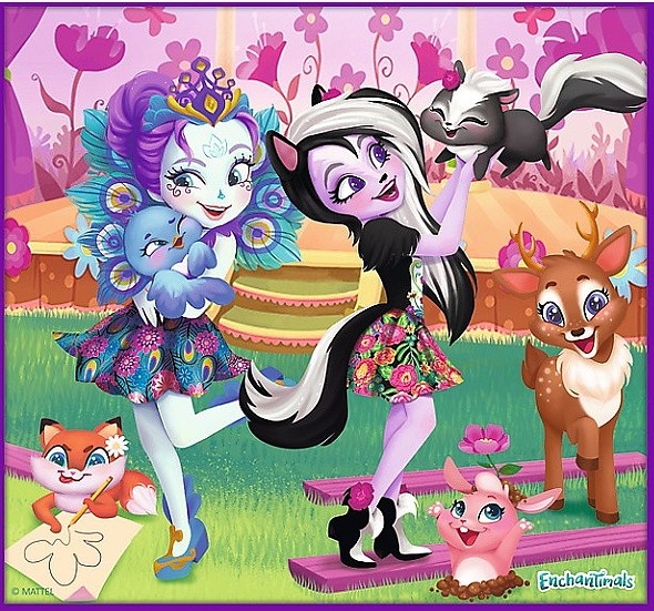 PUZZLE ENCHANTIMALS 10 v 1