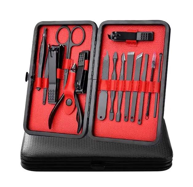 SOULIMA PROFESIONÁLNÍ SADA NA ÚPRAVU NEHTŮ Z WOLFRAMOVÉ OCELI 16 KS