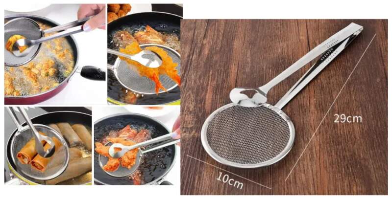 KUCHYŇSKÉ KLEŠTĚ SE SÍTKEM