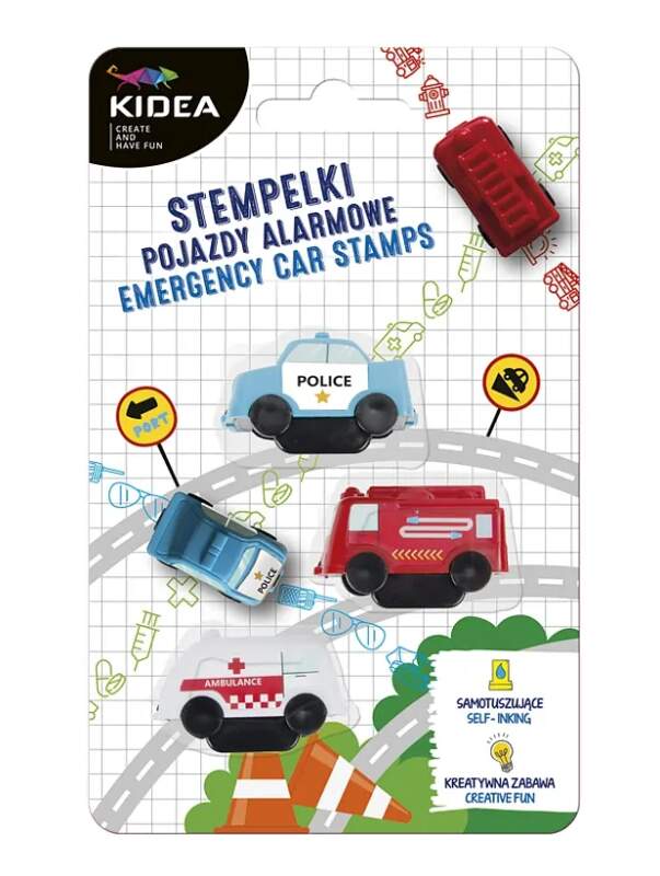 KIDEA RAZÍTKA ZÁSAHOVÝCH VOZIDEL SADA 3 KS