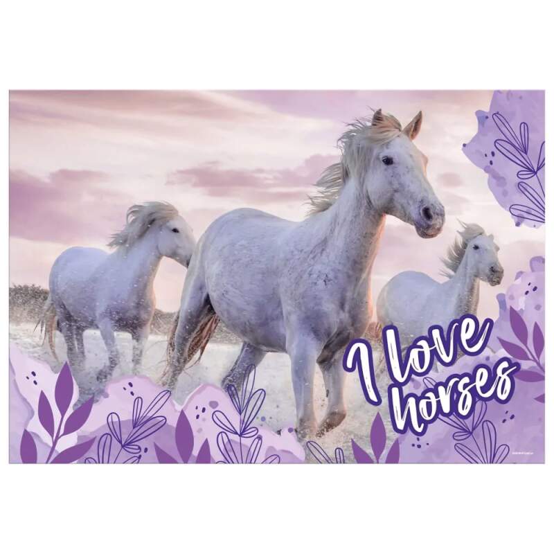 PODLOŽKA NA STŮL KONĚ I LOVE HORSES