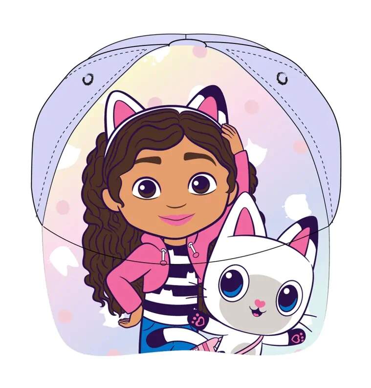 Dívčí kšiltovka Gabby´s Dollhouse fialová 54
