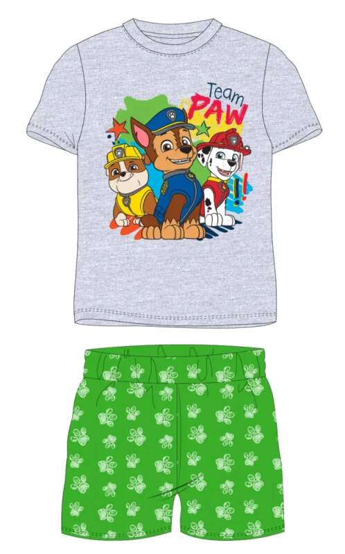 Chlapecké letní pyžamo Paw Patrol zelené 110
