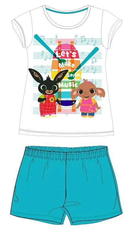 Dívčí letní pyžamo králíček Bing modré 110