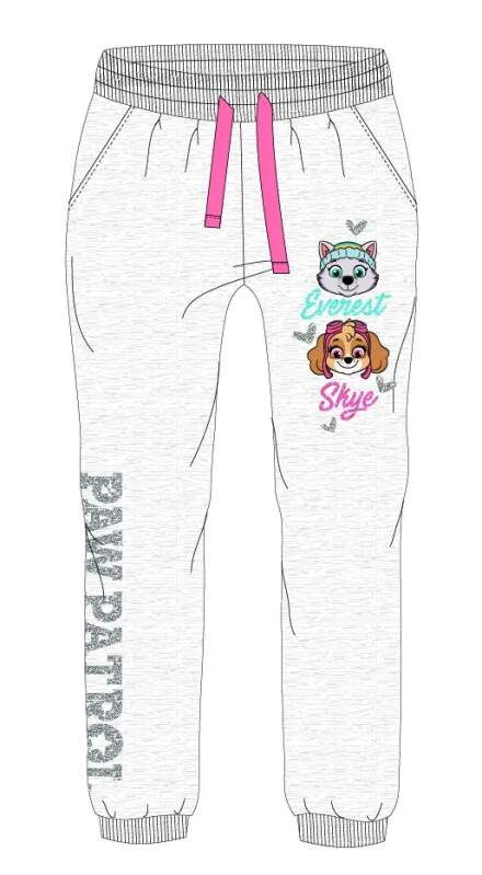 Dívčí tepláky Paw Patrol šedé 98