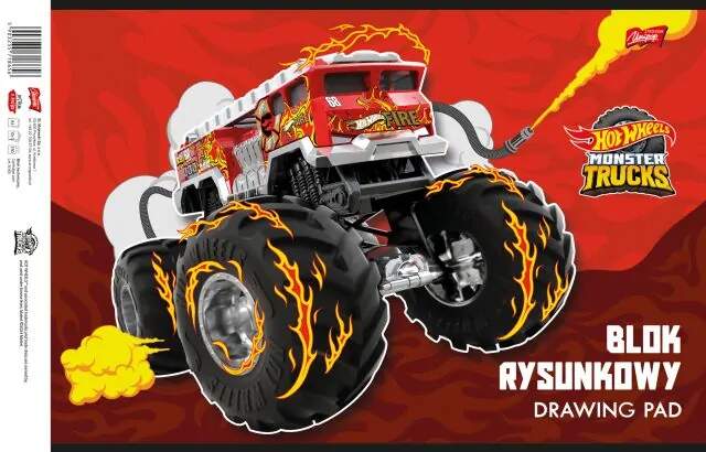 Kreslící blok Hot Wheels