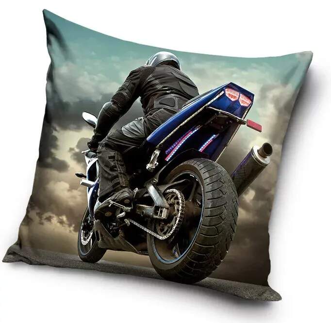 Povlak na polštář motorka