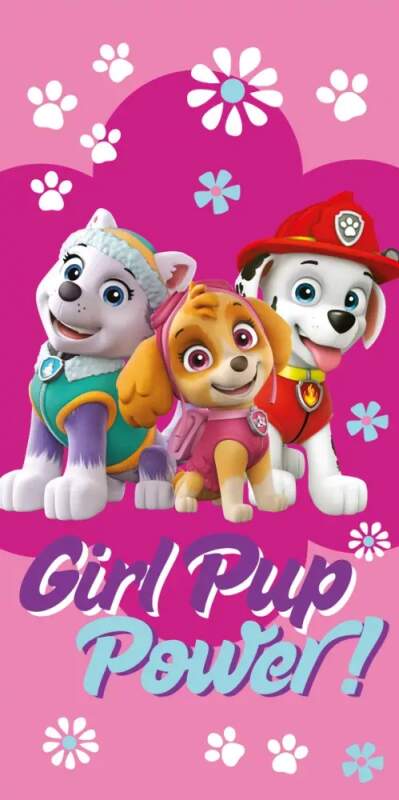 Plážová osuška Paw Patrol Girl Pup