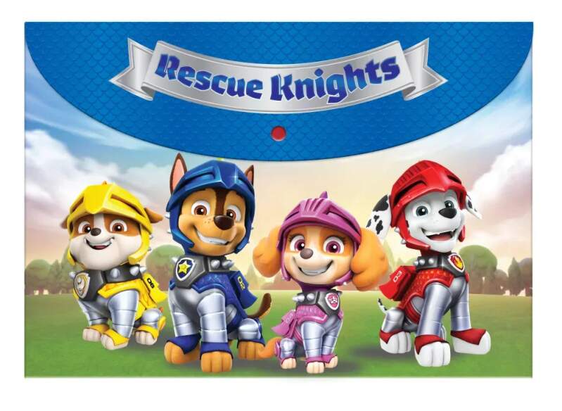Plastová složka psaníčko A4 Paw Patrol