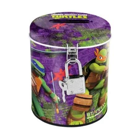 Pokladnička se zámkem Želvy Ninja