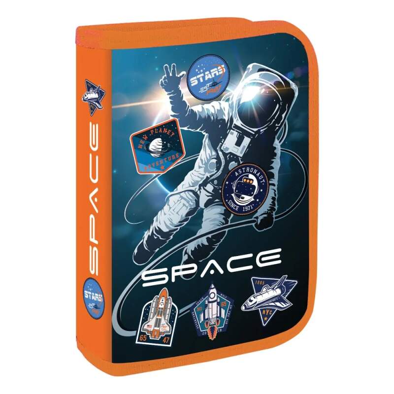 Školní jednopatrový penál bez výbavy Space