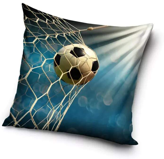 Povlak na polštář fotbal net velur