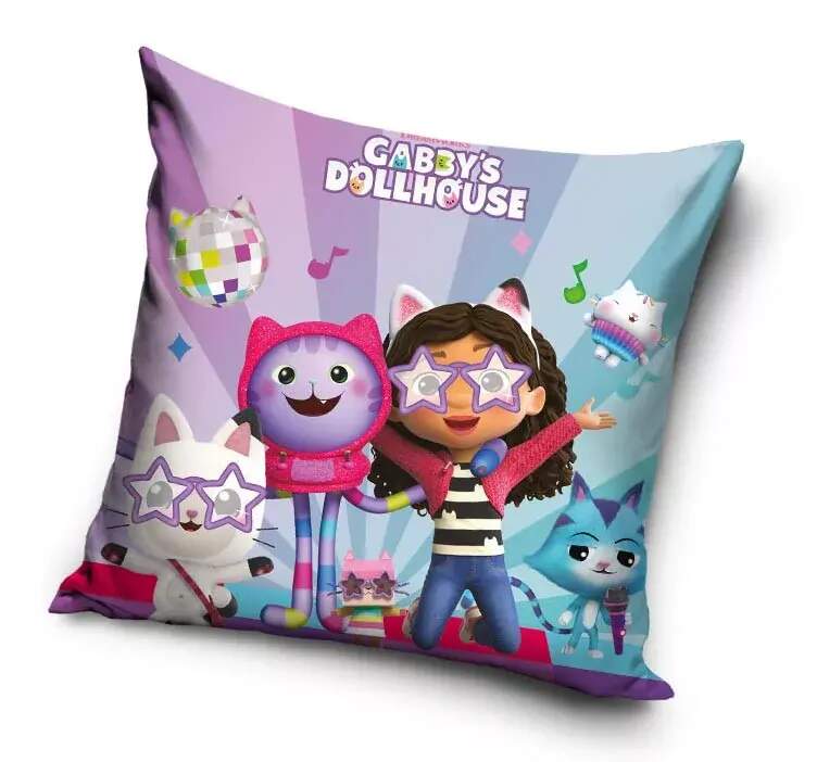 Povlak na polštář Gabby´s Dollhouse velur