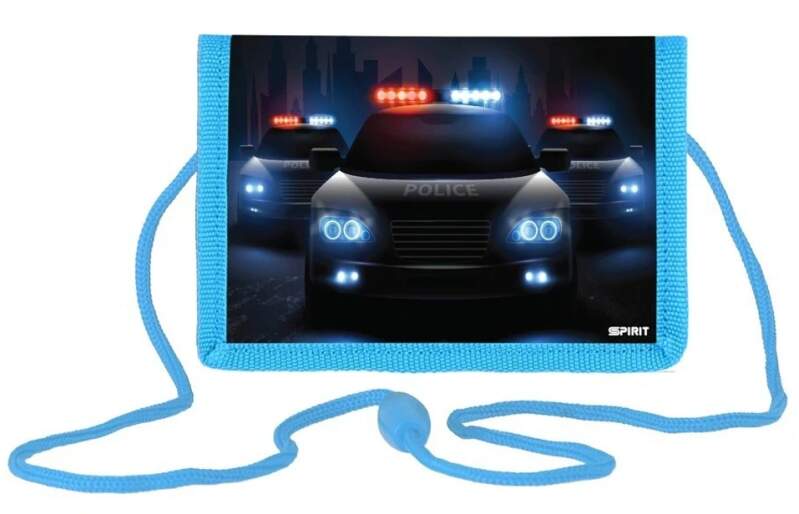 Dětská peněženka s klíčenkou policie