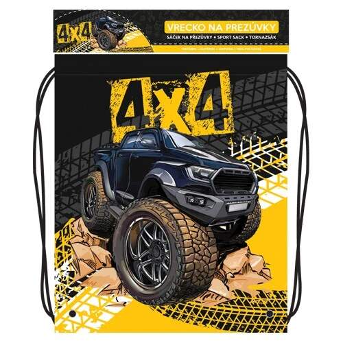 Sáček na přezůvky terénní auto 4x4