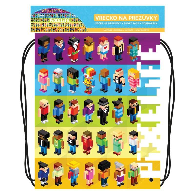Sáček na přezůvky Pixelife