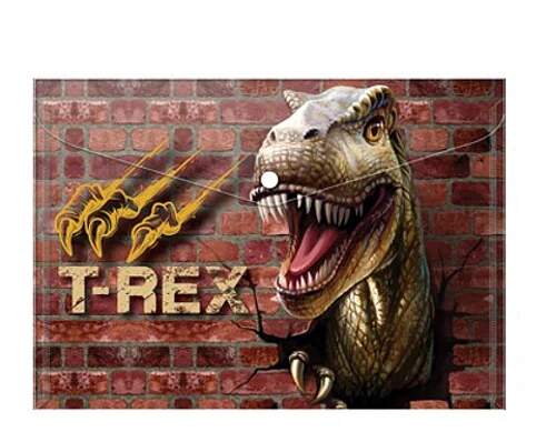 Plastová složka psaníčko A5 dinosaurus T-Rex