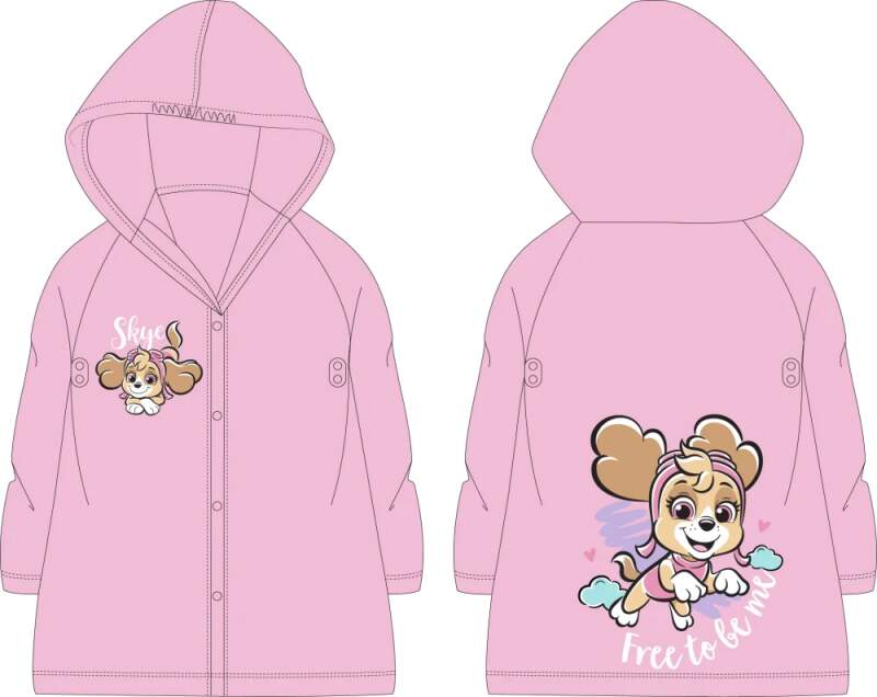 Dívčí pláštěnka Paw Patrol Skye 122/128