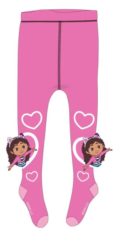 Dívčí punčocháče Gabby´s Dollhouse růžové 116/122