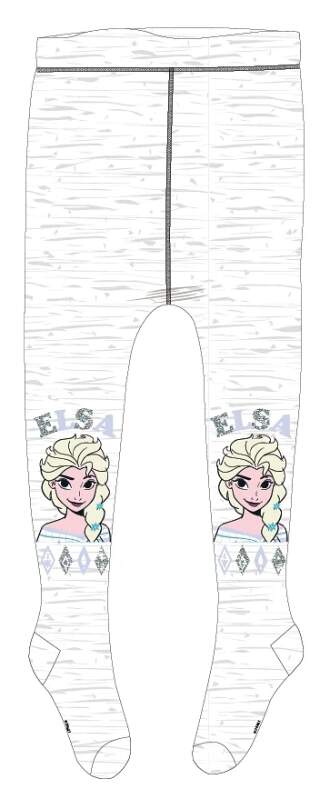 Dívčí punčocháče Disney Frozen Elsa šedé 98/104