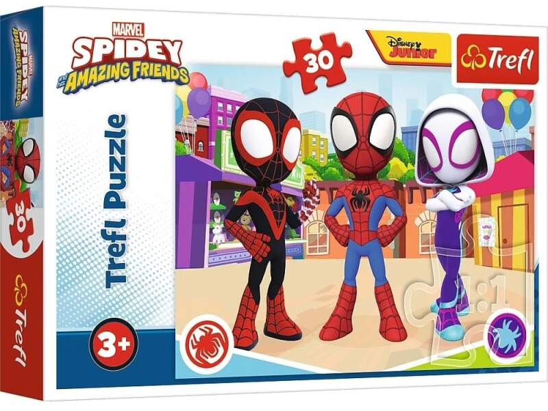 Puzzle Spidey a jeho úžasní přátelé 30 dílků