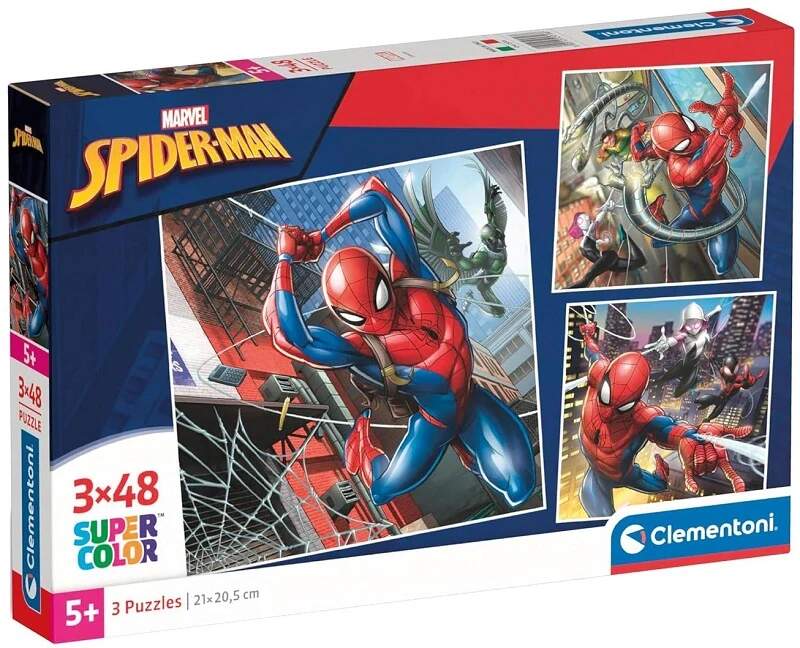Puzzle Marvel Spiderman 3 x 48 dílků