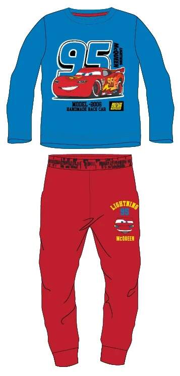 Chlapecké pyžamo Disney Cars červenomodré 98