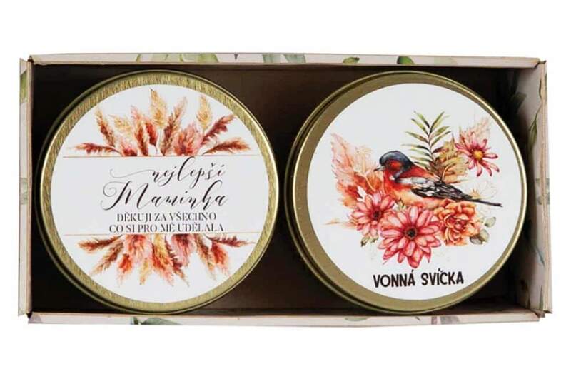 Dárková sada 2 ks svíček Nejlepší maminka