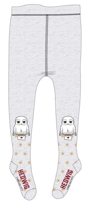 Dívčí punčocháče Harry Potter sova Hedvika šedé 116/122