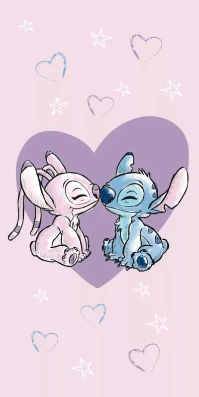 Plážová osuška Disney Lilo a Stitch Love