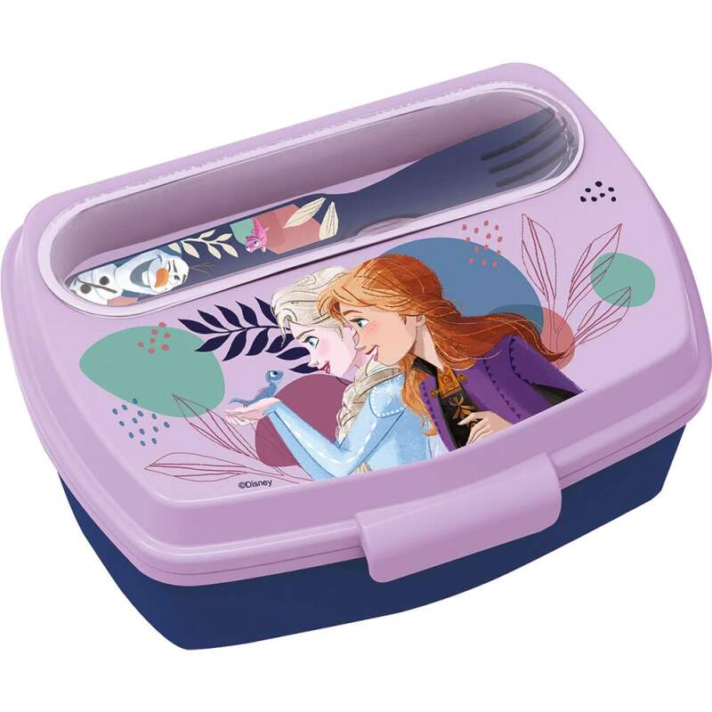 Svačinový box s příborem Disney Frozen
