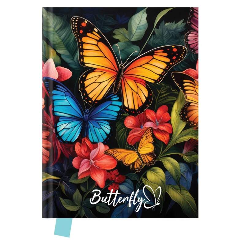Deník, památník motýl Butterfly