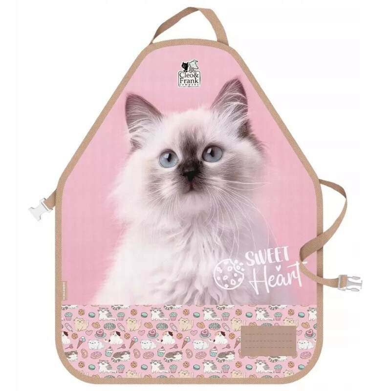 Zástěrka na malování Cleo a Frank kočka