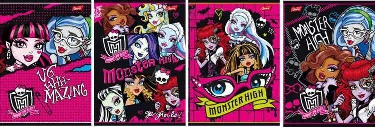 Sešit A5 Monster High 2 druhy linkovaný