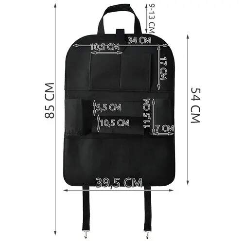 XTROBB AUTOKAPSÁŘ - ORGANIZÉR AUTOSEDAČKY ČERNÝ