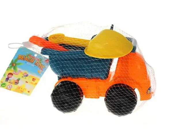 SADA NA PÍSEK S AUTÍČKEM 22 CM 6 KS