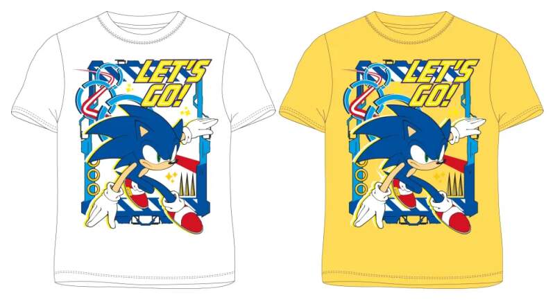 Chlapecké tričko Sonic žluté 104