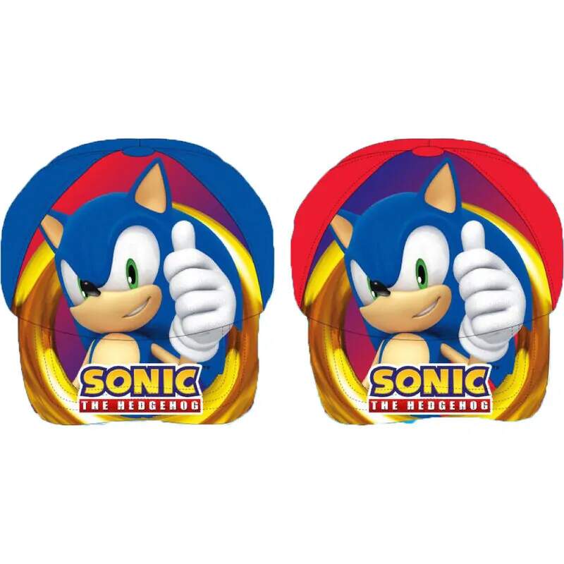 Chlapecká kšiltovka Sonic červená 54