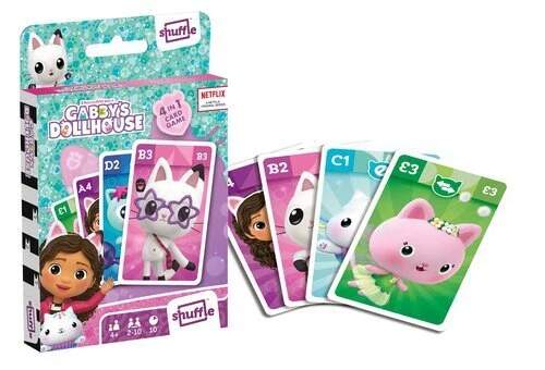 Shuffle karty Gabby´s Dollhouse 4 v 1