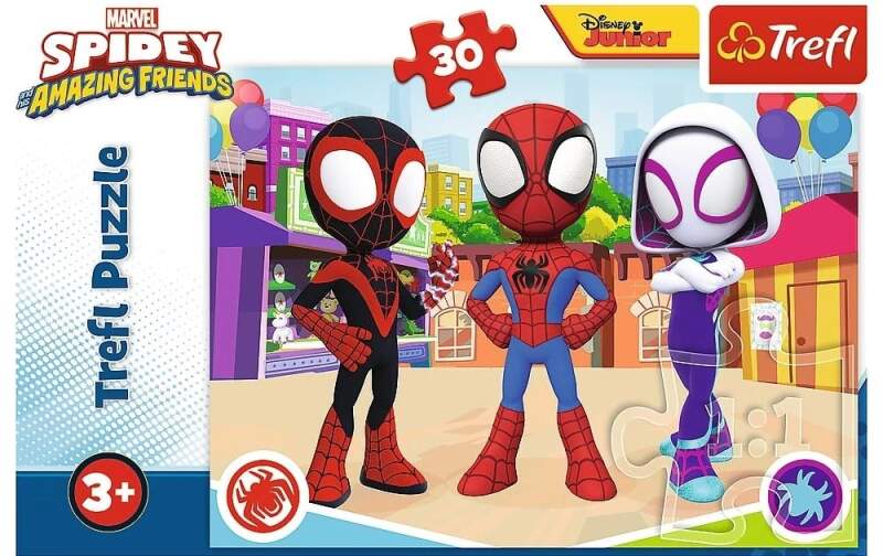 Puzzle Spidey a jeho úžasní přátelé 30 dílků