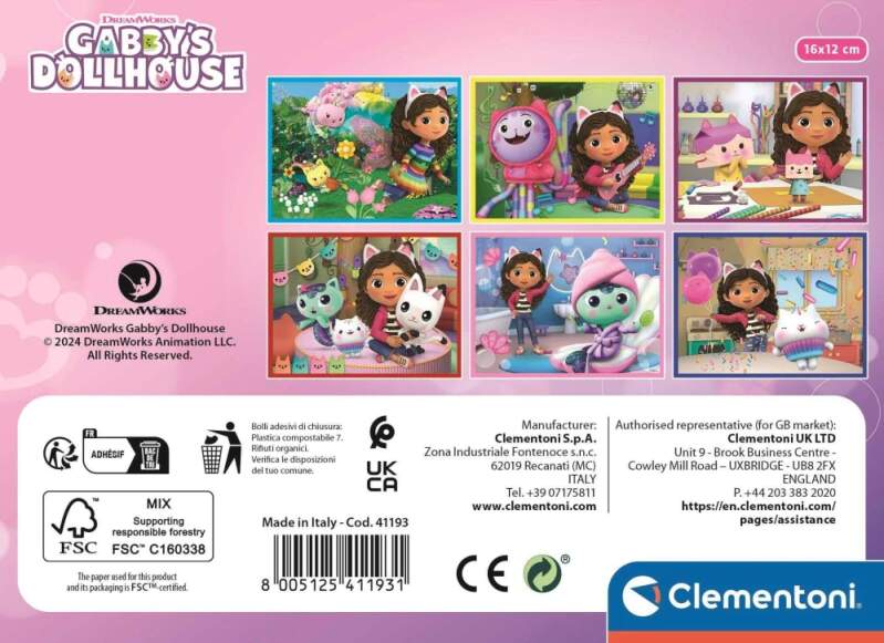 Obrázkové kostky Gábinin kouzelný domek